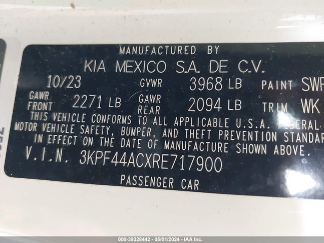KIA FORTE GT 2024 3KPF44ACXRE717900 Image 9