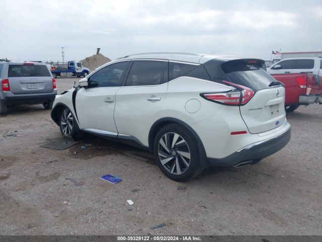 5N1AZ2MG6FN222532 Nissan Murano Platinum