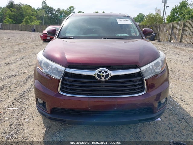 Toyota Highlander Xle V6 2016 5TDJKRFH5GS355429 Image 12