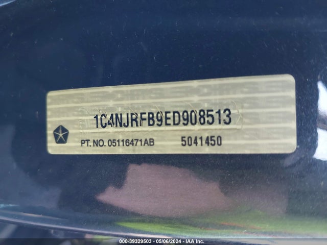 1C4NJRFB9ED908513 Jeep Patriot Latitude