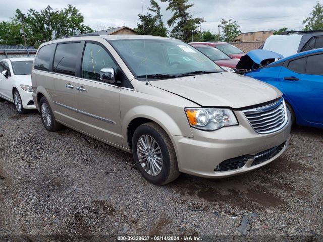 Продажа на аукционе авто 2015 Chrysler Town & Country Touring-l, vin: 2C4RC1CG9FR554505, номер лота: 39329637