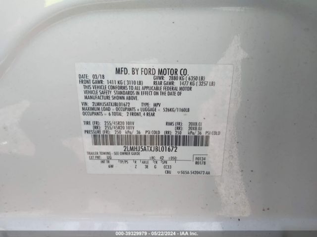 2LMHJ5ATXJBL01672 Lincoln Mkt Reserve