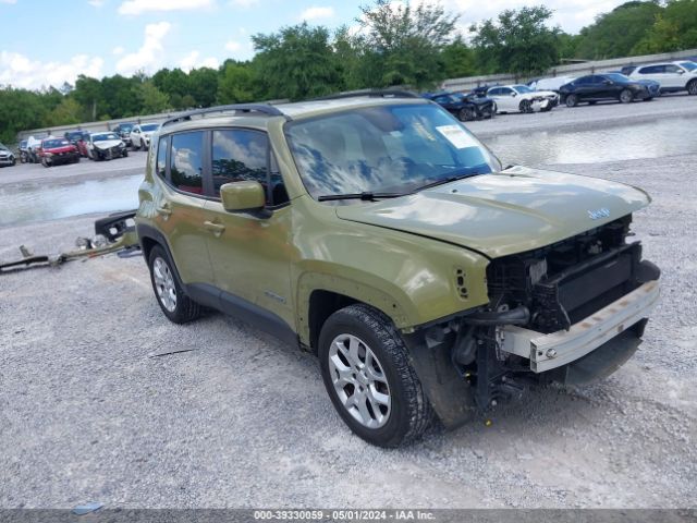 Auction sale of the 2015 Jeep Renegade Latitude, vin: ZACCJABT2FPB86828, lot number: 39330059