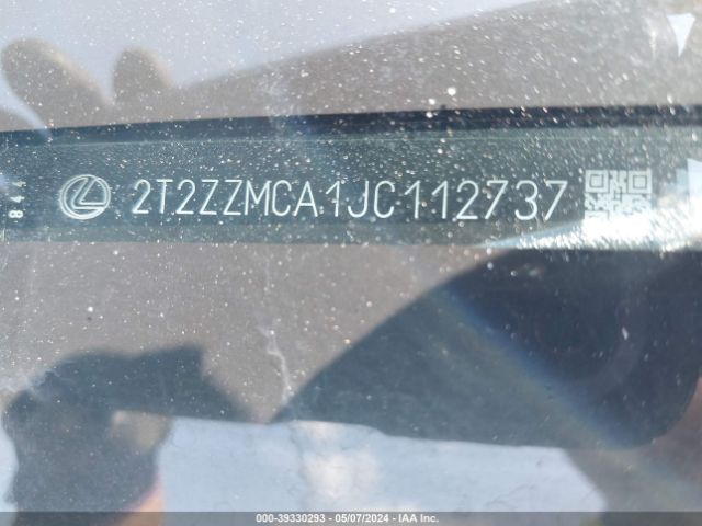 2T2ZZMCA1JC112737 Lexus RX 350