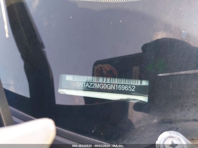 5N1AZ2MG0GN169652 Nissan MURANO S