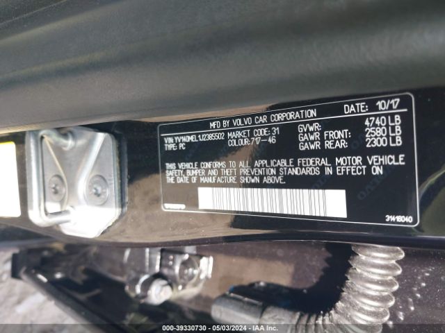 YV140MEL1J2385502 Volvo V60 T5 Dynamic
