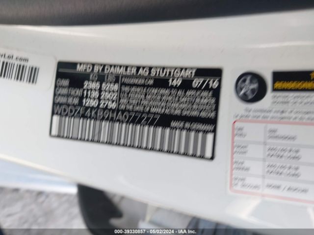 WDDZF4KB9HA077277 Mercedes-Benz E 300 4matic