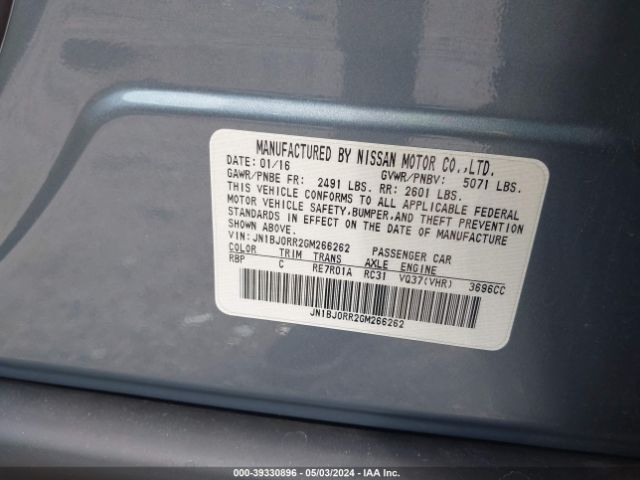 JN1BJ0RR2GM266262 Infiniti QX50