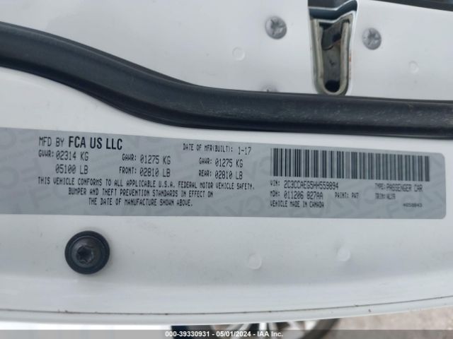 2C3CCAEG5HH559894 Chrysler 300C