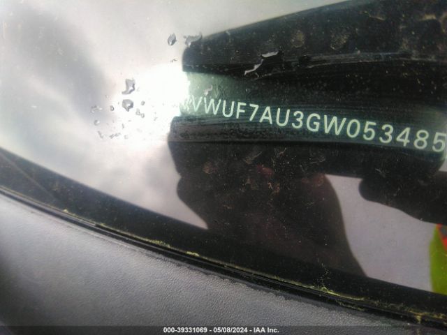 WVWUF7AU3GW053485 Volkswagen Golf R 4-door