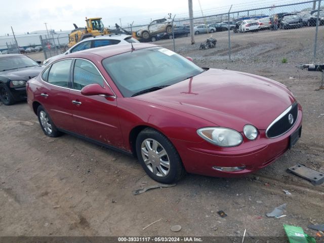Auction sale of the 2005 Buick Lacrosse Cx, vin: 2G4WC532651284091, lot number: 39331117