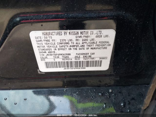 JN1BV7AP4FM343588 Infiniti Q50 SPORT