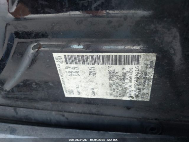 1N4AA6AP9JC401116 Nissan Maxima 3.5 Platinum