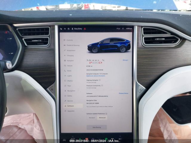 5YJXCBE49GF018148 Tesla Model X 75d/p100d/p90d