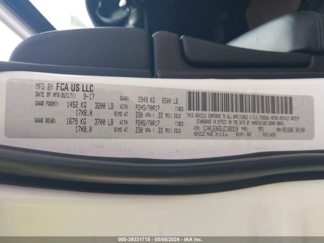 1C4RJEAG5JC182310 Jeep Grand Cherokee Laredo E 4x2