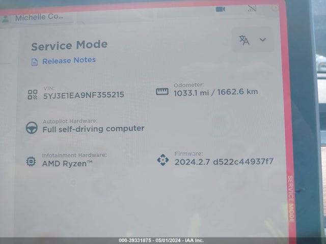 2022 TESLA MODEL 3 5YJ3E1EA9NF355215 Photo 6