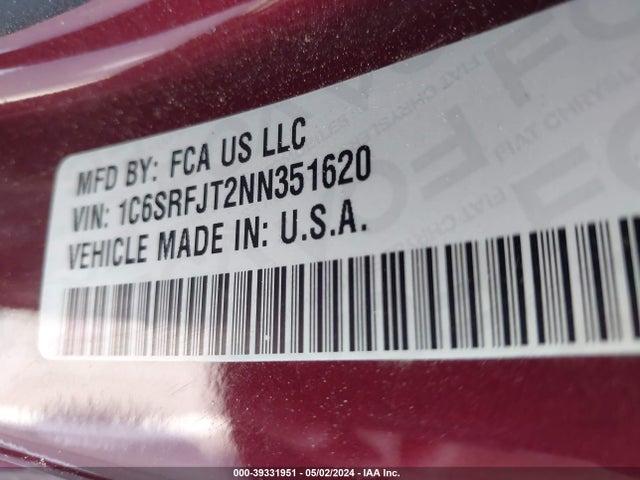 RAM 1500 Laramie  4x4 5'7 Box 2022 1C6SRFJT2NN351620 Image 9
