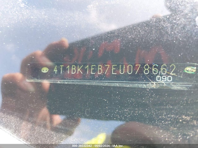 Toyota Avalon Xle Touring 2014 4T1BK1EB7EU078662 Image 9