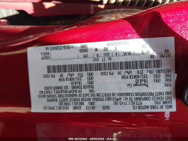 Ford Focus Titanium 2014 1FADP3N20EL156740 Image 9