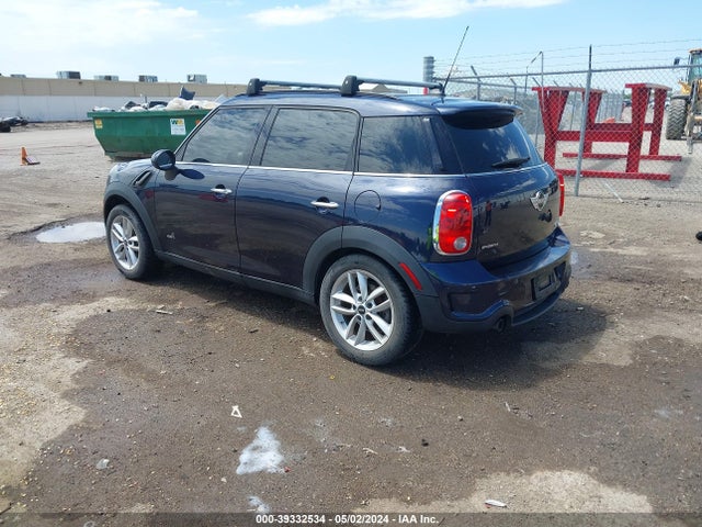 2011 MINI COOPER S COUNTRYMAN WMWZC5C59BWH99960 Photo 2