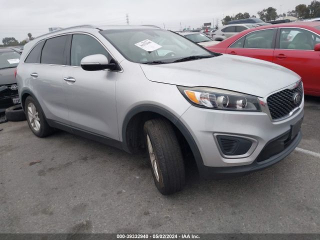 Auction sale of the 2017 Kia Sorento 2.4l Lx, vin: 5XYPG4A35HG206236, lot number: 39332940