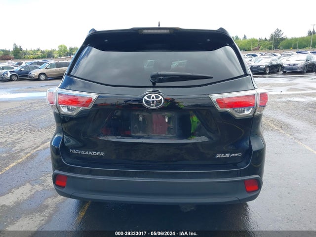 Toyota Highlander Xle V6 2015 5TDJKRFH4FS162087 Image 16