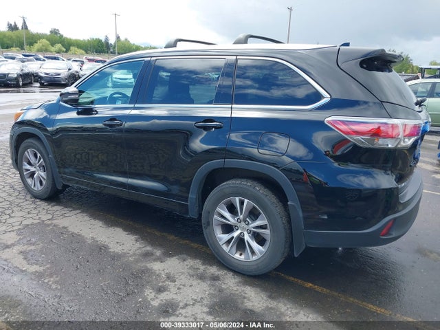 Toyota Highlander Xle V6 2015 5TDJKRFH4FS162087 Image 3
