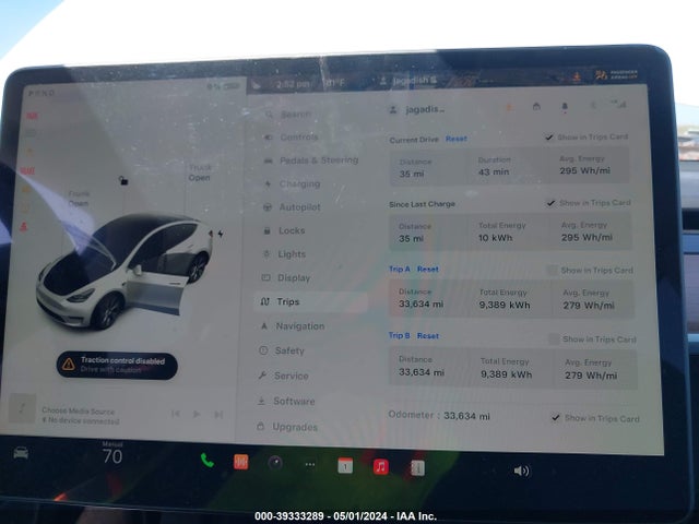 7SAYGDEE5PF889564 Tesla Model Y Awd/long Range Dual Motor All-wheel Drive