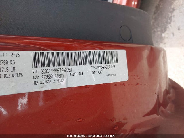 2015 FIAT 500 3C3CFFHH9FT642953 Photo 8