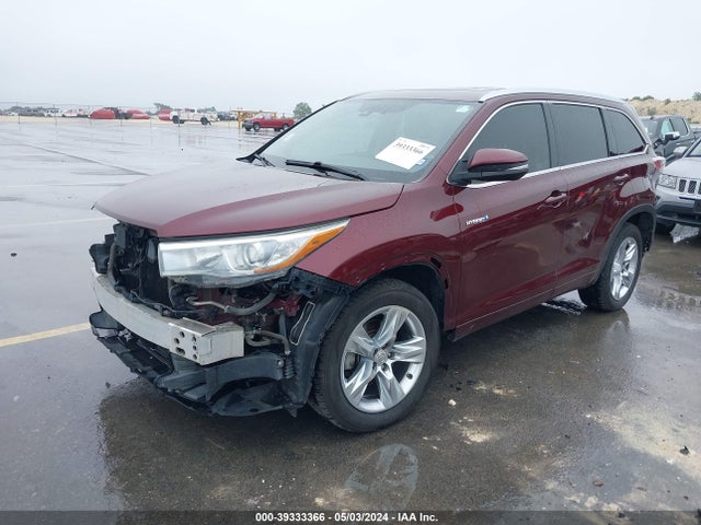 Toyota Highlander Hybrid Limited 2014 5TDDCRFHXES006743 Image 2