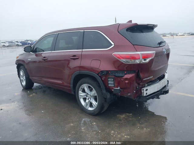 Toyota Highlander Hybrid Limited 2014 5TDDCRFHXES006743 Image 3