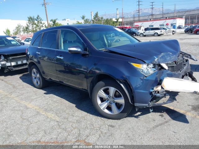 Auction sale of the 2013 Acura Mdx Technology Package, vin: 2HNYD2H3XDH516556, lot number: 39333399