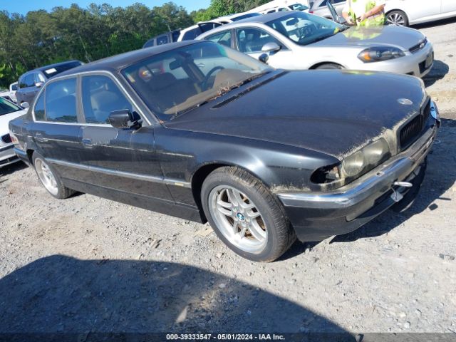 Aukcja sprzedaży 2001 Bmw 740il, vin: WBAGH83421DP20511, numer aukcji: 39333547