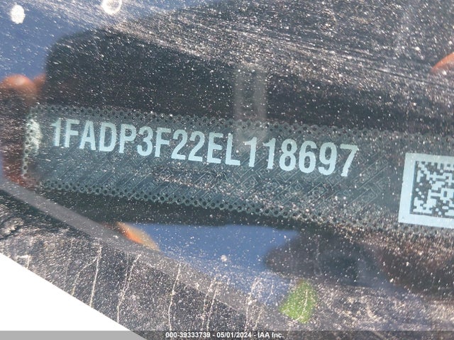 Ford FOCUS SE 2014 1FADP3F22EL118697 Image 9