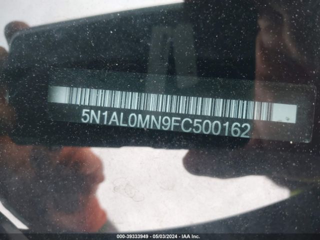5N1AL0MN9FC500162 Infiniti QX60