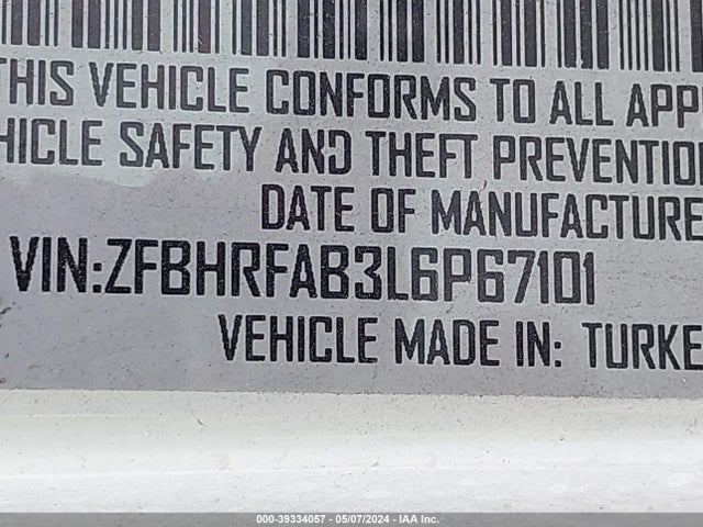 RAM Promaster City Tradesman 2020 ZFBHRFAB3L6P67101 Image 9