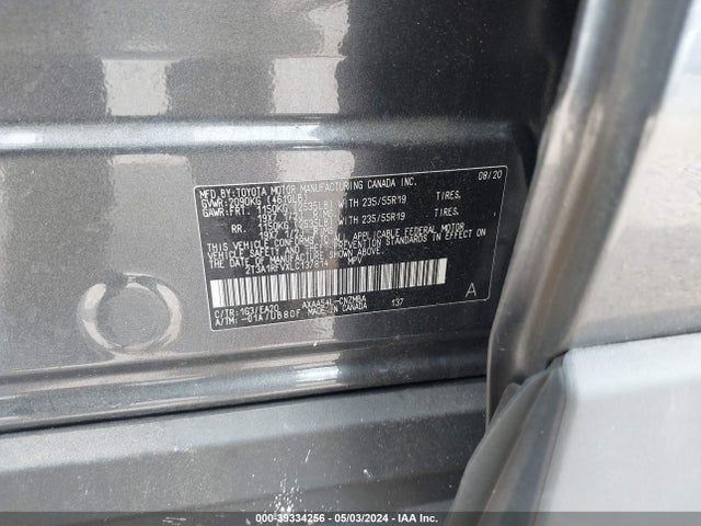 Toyota Rav4 Xle Premium 2020 2T3A1RFVXLC137814 Image 9