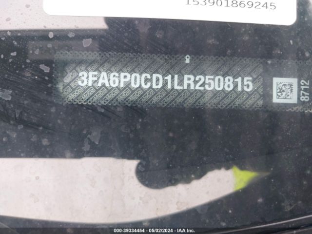 3FA6P0CD1LR250815 Ford FUSION SEL