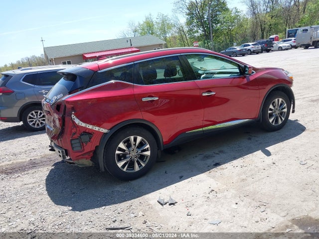 Nissan MURANO SL 2017 5N1AZ2MH5HN123034 Image 4