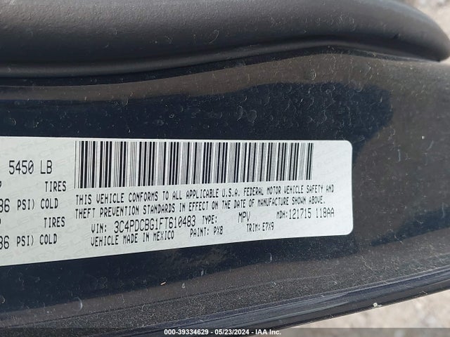 Dodge Journey Sxt 2015 3C4PDCBG1FT610483 Image 9