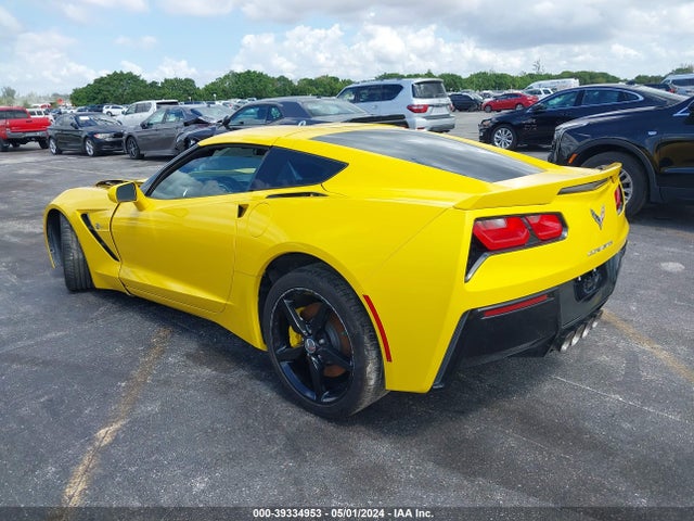Chevrolet CORVETTE STINGRAY 2014 1G1YB2D77E5119747 Image 3