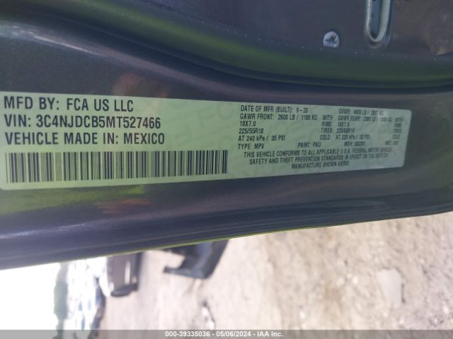 3C4NJDCB5MT527466 Jeep Compass Limited 4x4