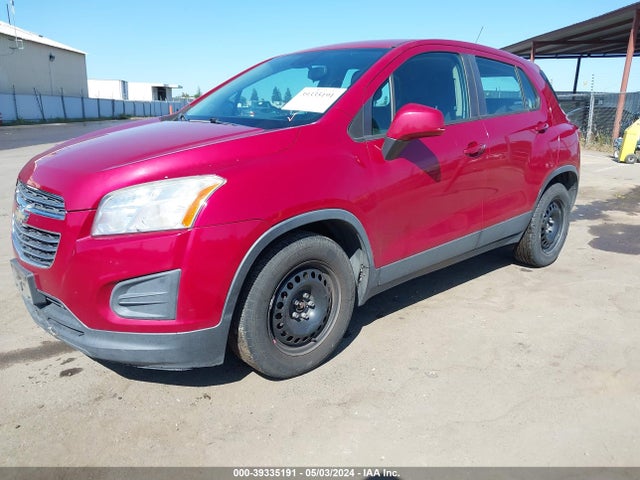 Chevrolet Trax 1ls 2015 KL7CJKSB4FB096973 Image 2