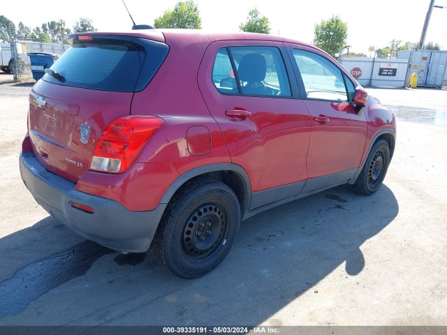 Chevrolet Trax 1ls 2015 KL7CJKSB4FB096973 Image 4