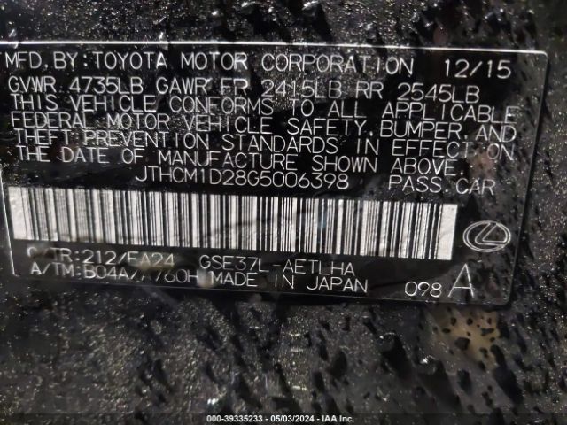 JTHCM1D28G5006398 Lexus IS 300