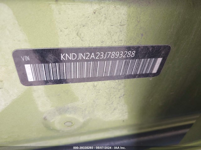 KIA Soul 2018 KNDJN2A23J7893288 Image 9