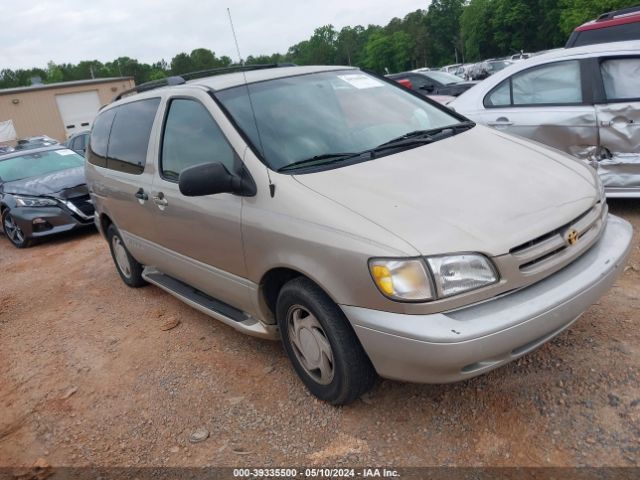 Auction sale of the 2000 Toyota Sienna Xle, vin: 4T3ZF13C5YU293127, lot number: 39335500