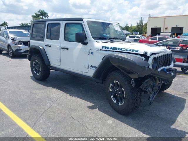 Auction sale of the 2024 Jeep Wrangler 4xe Rubicon 4x4, vin: 1C4RJXR68RW241139, lot number: 39335540