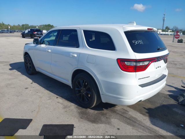 1C4RDHDG1JC115031 Dodge Durango Gt Rwd