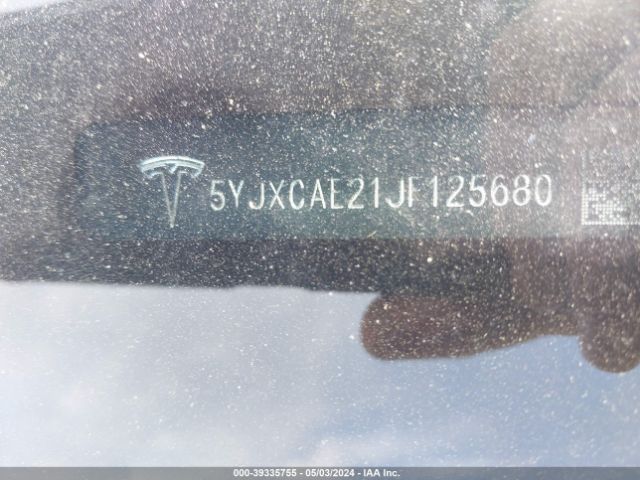 5YJXCAE21JF125680 Tesla Model X 100d/75d/p100d